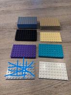 lego grondplaatjes 6x10 in 7 kleuren, Ophalen of Verzenden, Nieuw, Losse stenen, Lego