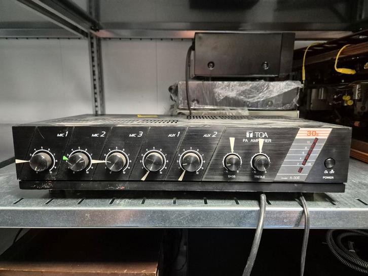 TOA A-30E PA Versterker - Gebruikt, Hobby en Vrije tijd, Elektronica-componenten, Gebruikt, Ophalen of Verzenden
