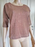 vintage roze goudkleurige glitter trui, Verzenden, Zo goed als nieuw, Vintage, Roze