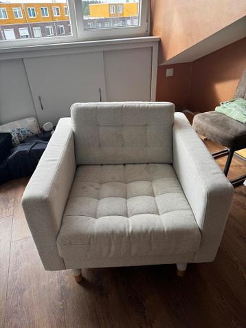 Landskrona Gunnared beige/metaal IKEA - afbeelding 2