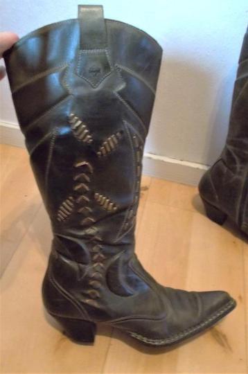 Stoere groene cowboy/western laarzen van Pikolinos! 38 beschikbaar voor biedingen