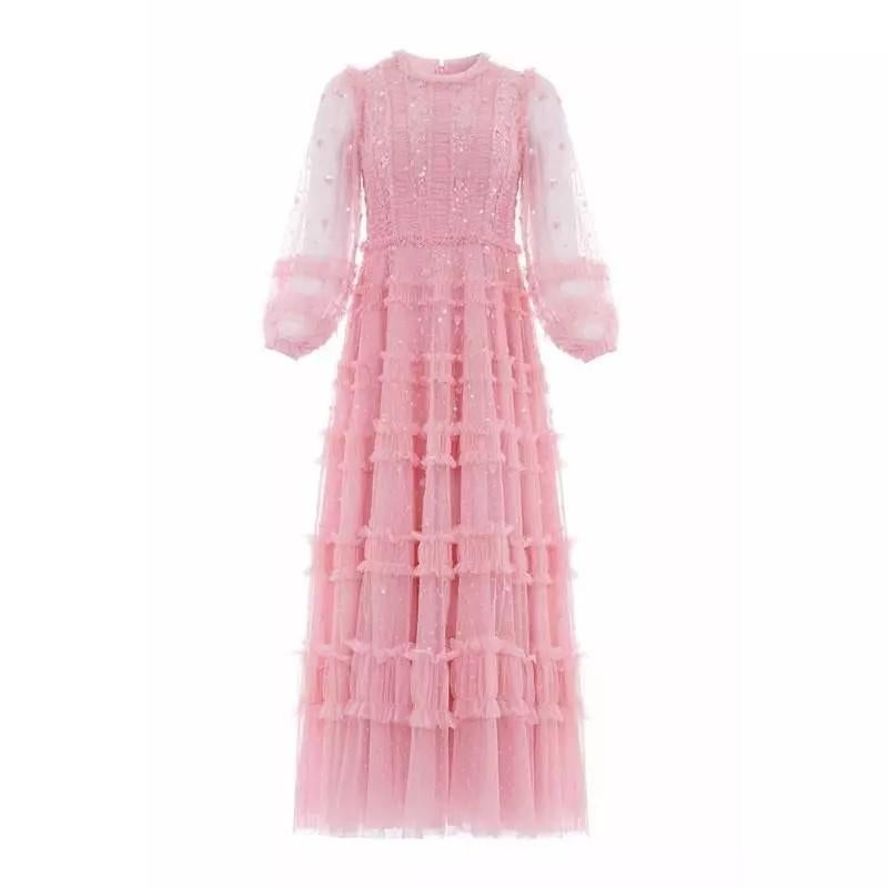 Prachtige Needle & Thread Jurk - Maat 36, Needle & Thread, Ophalen of Verzenden, Zo goed als nieuw, Roze