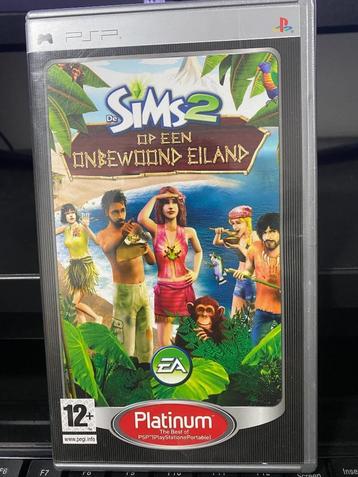 PSP De Sims 2 op een onbewoond Eiland Playstation Portable