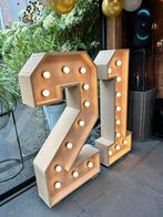 Lichtcijfers te huur #21 (andere cijfers ook mogelijk), Ophalen of Verzenden, Zo goed als nieuw, Verjaardag
