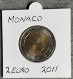 Monaco Mooie 2,- Euromunt uit 2011., Postzegels en Munten, Munten | Europa | Euromunten, Verzenden, Monaco, 2 euro, Losse munt