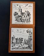 2 oude tegels van Ameland Nes, Ophalen of Verzenden