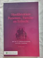 Hoofdstukken Personen-, Familie- en Erfrecht, Overige wetenschappen, Ophalen of Verzenden, Zo goed als nieuw, Mellema-Kranenburg en Cornelissen