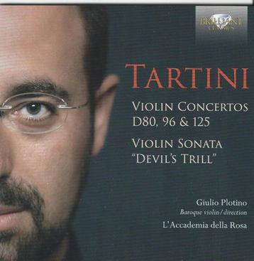 Tartini - Violin Concertos D80, 96 & 125, Violin Sonata=8,99 beschikbaar voor biedingen