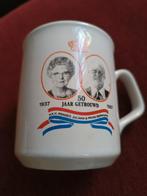 Mok Juliana Bernhard 50 jaar getrouwd 1987, Verzamelen, Koninklijk Huis en Royalty, Ophalen of Verzenden, Zo goed als nieuw, Servies