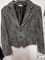 UPTOWN ZWART/WIT BOUCLE JASJE MET KNOPEN MAAT 40, Kleding | Dames, Maat 38/40 (M), Zwart, Nieuw, Ophalen of Verzenden