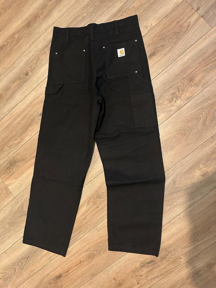 Carhartt Y2K Double Knee Black Denim Pants, Kleding | Heren, Spijkerbroeken en Jeans, Zo goed als nieuw, W32 (confectie 46) of kleiner