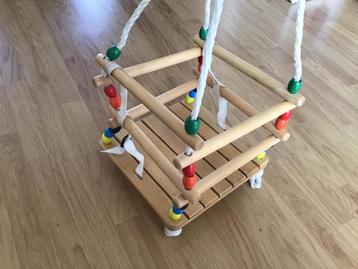 Klassieke Kinderschommel - hout beschikbaar voor biedingen