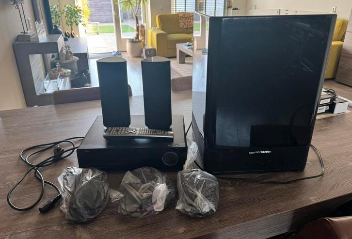Harman Kardon SUB-TS2BQ, Audio, Tv en Foto, Home Cinema-sets, Gebruikt, Dvd-speler, Overige systemen, 40 tot 70 watt, Overige merken