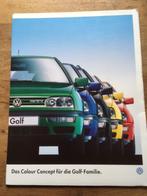 Autofolder/Brochure Volkswagen "Coulour Concept Golf "  1995, Nieuw, Volkswagen, Ophalen of Verzenden