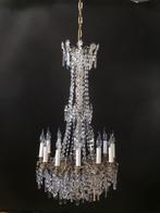 Een verguld bronzen kroonluchter met zes lichtpunten., Huis en Inrichting, Lampen | Kroonluchters, Ophalen