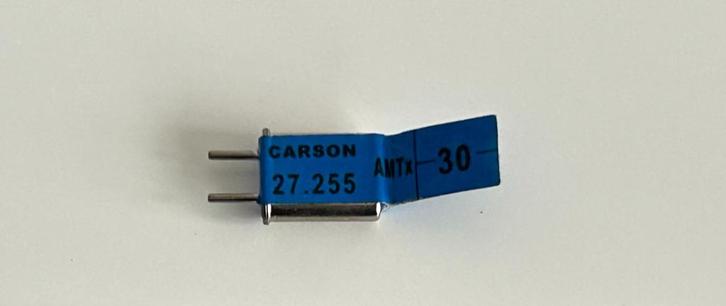 Carson 27.255mhz TX kristal rc modelbouw, Hobby en Vrije tijd, Modelbouw | Radiografisch | Auto's, Nieuw, Onderdeel, Overige schalen