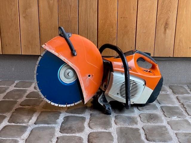 Gebruikte motorslijper/bandenzaag Stihl TS-420 (IGST), Tuin en Terras, Hand-tuingereedschap, Gebruikt, Overige soorten, Ophalen of Verzenden