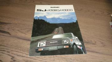 Folder SUZUKI  SJ 413 / 410 beschikbaar voor biedingen