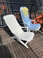 4 Allibert Relax Tuinstoelen met Kussens, Tuin en Terras, Tuinstoelen, Ophalen of Verzenden, Gebruikt, Plastic, Verstelbaar
