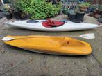 2 Kano's te koop, Watersport en Boten, Kano's, Ophalen, Gebruikt, Eén persoon, Met peddels