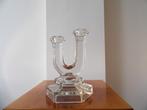 Art Deco Kandelaar Walther, transparant, Ophalen of Verzenden, Glas