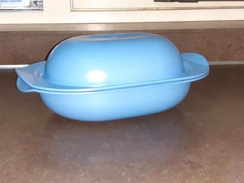 Tupperware ultrapro oven schaal blauw 1,5 ltr, Huis en Inrichting, Keuken | Tupperware, Zo goed als nieuw, Schaal, Blauw, Ophalen of Verzenden