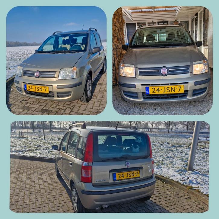 Fiat Panda 1.2 44KW 60PK 2009 Beige, Auto's, Fiat, Bedrijf, Panda, Airbags, Airconditioning, Elektrische ramen, Benzine, Euro 4
