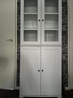 Witte vitrinekast zo goed als nieuw, Huis en Inrichting, Kasten | Boekenkasten, 150 tot 200 cm, 25 tot 50 cm, Met deur(en), 50 tot 100 cm
