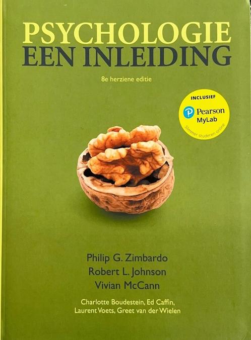 Psychologie, een inleiding 8e herziene editie, Boeken, Studieboeken en Cursussen, Zo goed als nieuw, HBO, Beta, Ophalen of Verzenden
