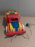 Vintage Heros Houten Vrachtauto - West-Duitsland, Kinderen en Baby's, Speelgoed | Houten speelgoed, Ophalen of Verzenden, Gebruikt