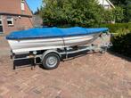 Placom 410 visboot met afdekzeil, Watersport en Boten, Vis- en Consoleboten, Ophalen, Gebruikt, Tot 10 pk, 3 tot 6 meter