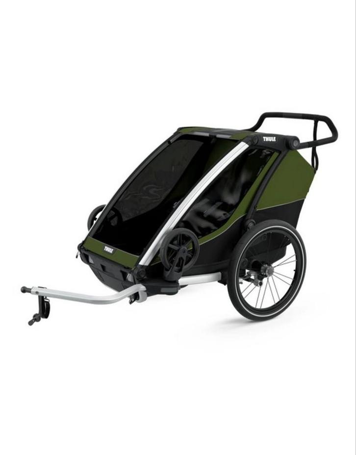 Nieuwstaat Thule Cab 2, multisport kinderwagen, fietskar, Fietsen en Brommers, Fietsaccessoires | Aanhangers en Karren, Zo goed als nieuw