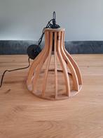 Houten plafondlamp – Hanglamp Heze, Ophalen of Verzenden, Gebruikt, Hout, Japandi