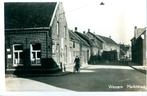 Wessem Marktstraat  fietser, Verzamelen, Ansichtkaarten | Nederland, 1940 tot 1960, Gelopen, Ophalen of Verzenden, Limburg