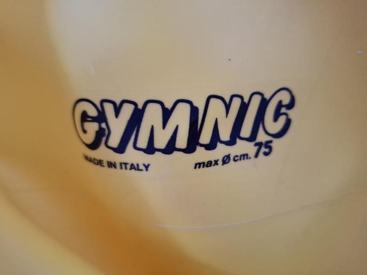 Gymnic fitnessbal / yogabal - stabiliteitstraining, Sport en Fitness, Fitnessmaterialen, Zo goed als nieuw, Fitnessbal, Armen