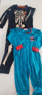 Onesie pyjama glow in the dark spiderman skelet maat 104, Ophalen of Verzenden, Zo goed als nieuw, Jongen, Nacht- of Onderkleding