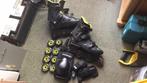 Rollerblades maat 46 met knie hand pols bescherming, Ophalen of Verzenden, Zo goed als nieuw