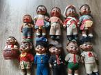 10 oude Egeltjes - Mollen en 1 spaarpot jaren 60, Verzamelen, Poppetjes en Figuurtjes, Ophalen of Verzenden, Gebruikt