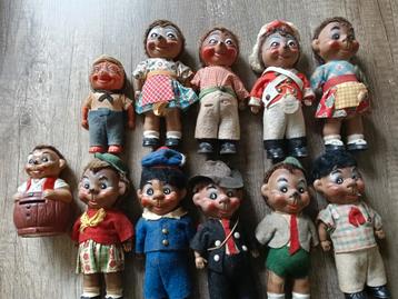 10 oude Egeltjes - Mollen en 1 spaarpot jaren 60 beschikbaar voor biedingen