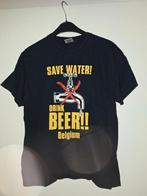 Save water drink beer Belgium, Tshirt maat s, Zwart, Ophalen of Verzenden, Zo goed als nieuw, Starworld