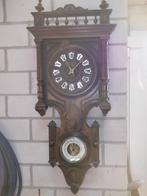 Te Koop aangeboden Antieke klok met Barometer, Antiek en Kunst, Ophalen