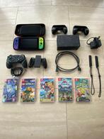 Nintendo Switch Fortnite Editie + 5 Games + Controller, Overige controllers, Ophalen of Verzenden, Zo goed als nieuw, Draadloos