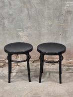 2 zwarte vintage krukken Öglan IKEA jaren 80 Kunststof kruk, Huis en Inrichting, Krukjes, Ophalen, Gebruikt, Kunststof