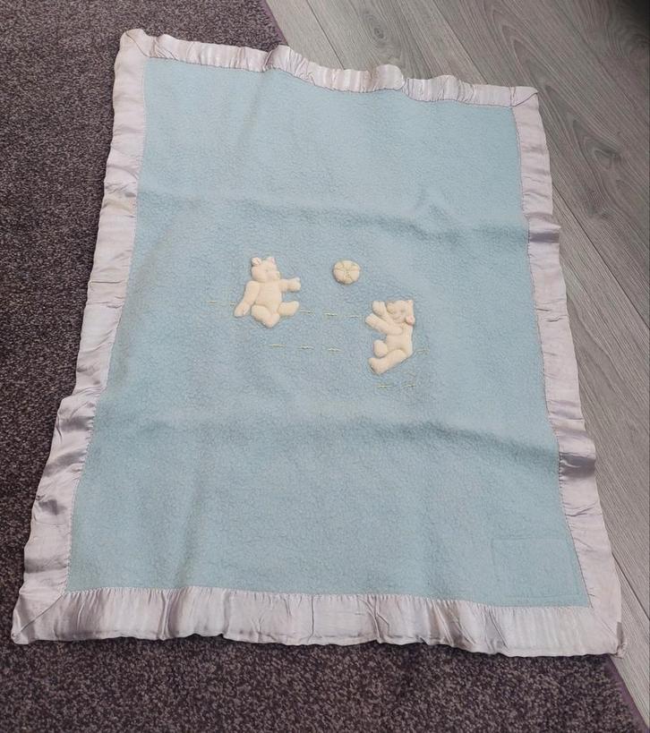 Vintage babydeken, Kinderen en Baby's, Dekens, Slaapzakjes en Inbakerproducten, Gebruikt, Deken, 70 tot 85 cm, Ophalen of Verzenden
