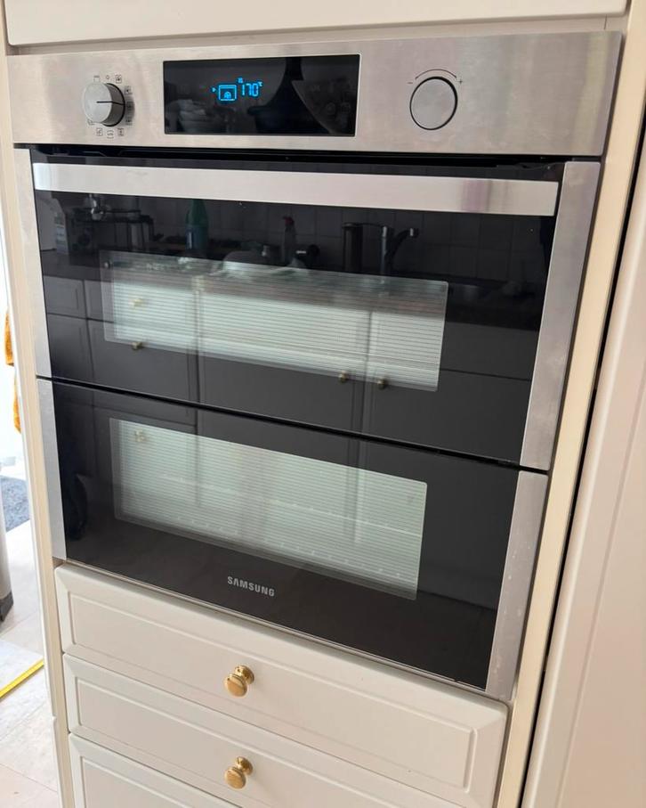 Samsung NV75N5671RS Dual Cook Flex!, Witgoed en Apparatuur, Ovens, Gebruikt, Inbouw, Oven, 45 tot 60 cm, Hete lucht, Ophalen