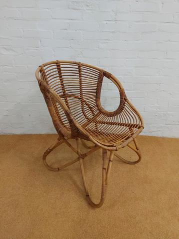 

 

Vintage rotan Rohe Noordwolde fauteuil bohomain stoel
 beschikbaar voor biedingen