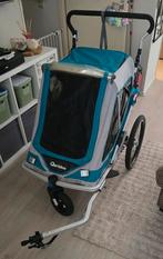 Qeridoo Speedkidz Fietskar, Fietsen en Brommers, Fietsaccessoires | Aanhangers en Karren, Ophalen, Gebruikt, Opvouwbaar, Kinderkar