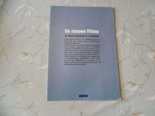Fiat Ritmo  1984, Boeken, Auto's | Folders en Tijdschriften, Zo goed als nieuw, Overige merken, Verzenden