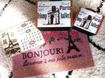 Veel voordeel 🤑 Frankrijk Parijs deurmat koffers kalender, Nieuw, Binnen, Kokos, Ophalen