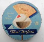 Verkade Fan Wafers blik (Engels), Verzamelen, Blikken, Ophalen of Verzenden, Gebruikt, Koek(jes), Verkade
